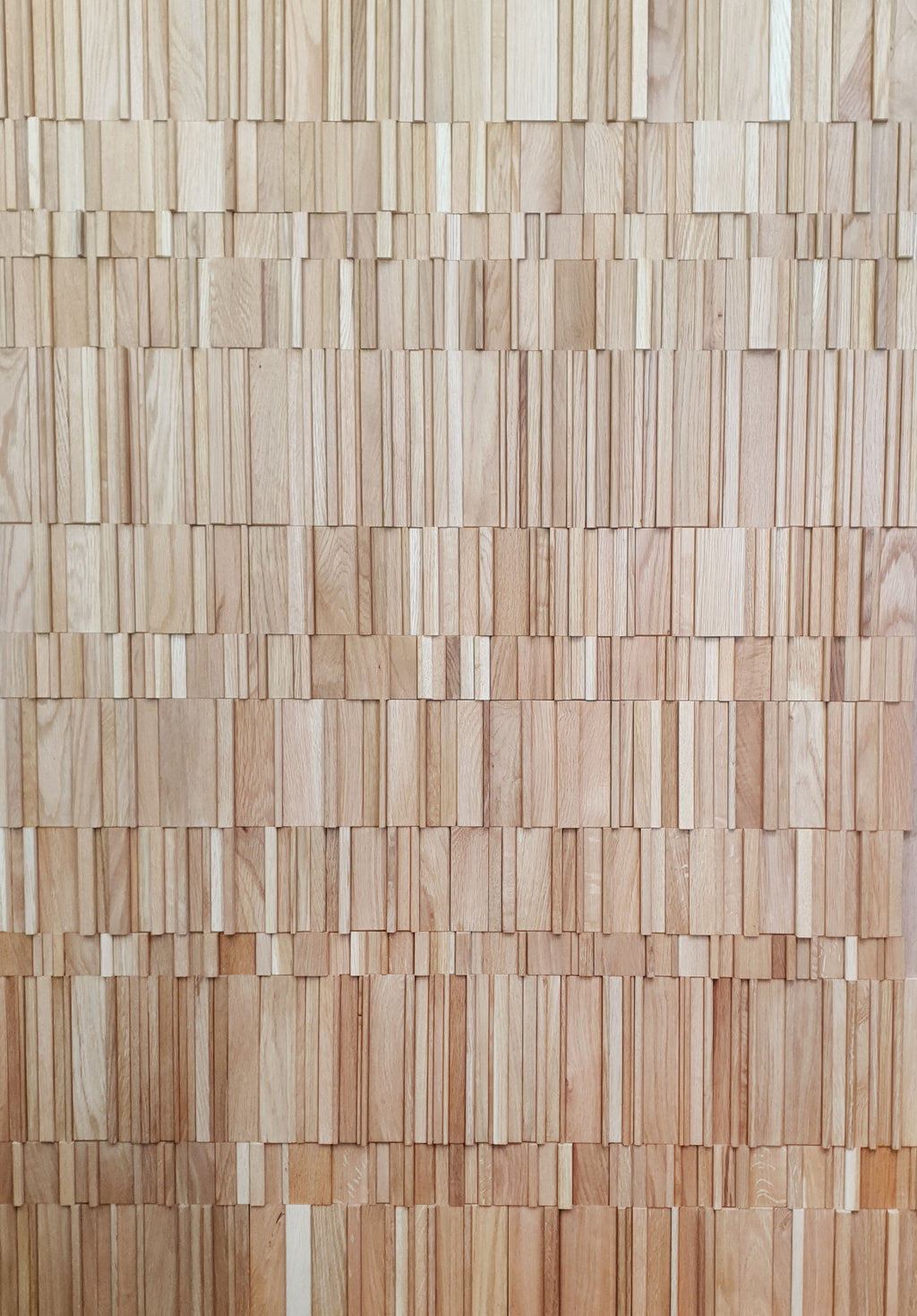 architectural wall tiles in oak