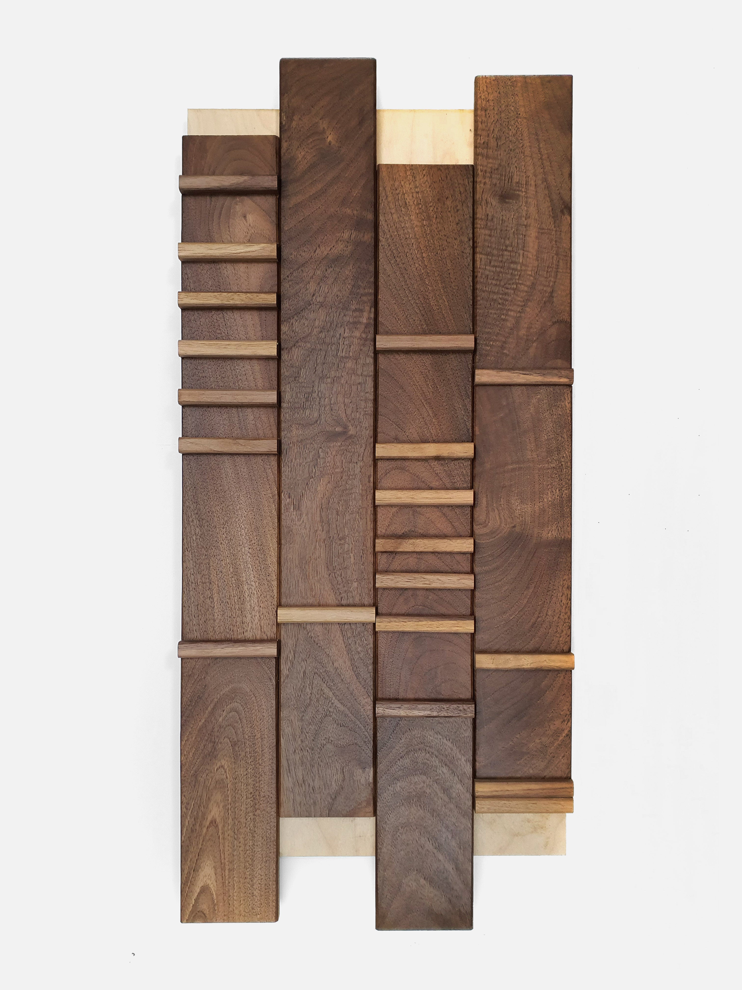 walnut wall panelling