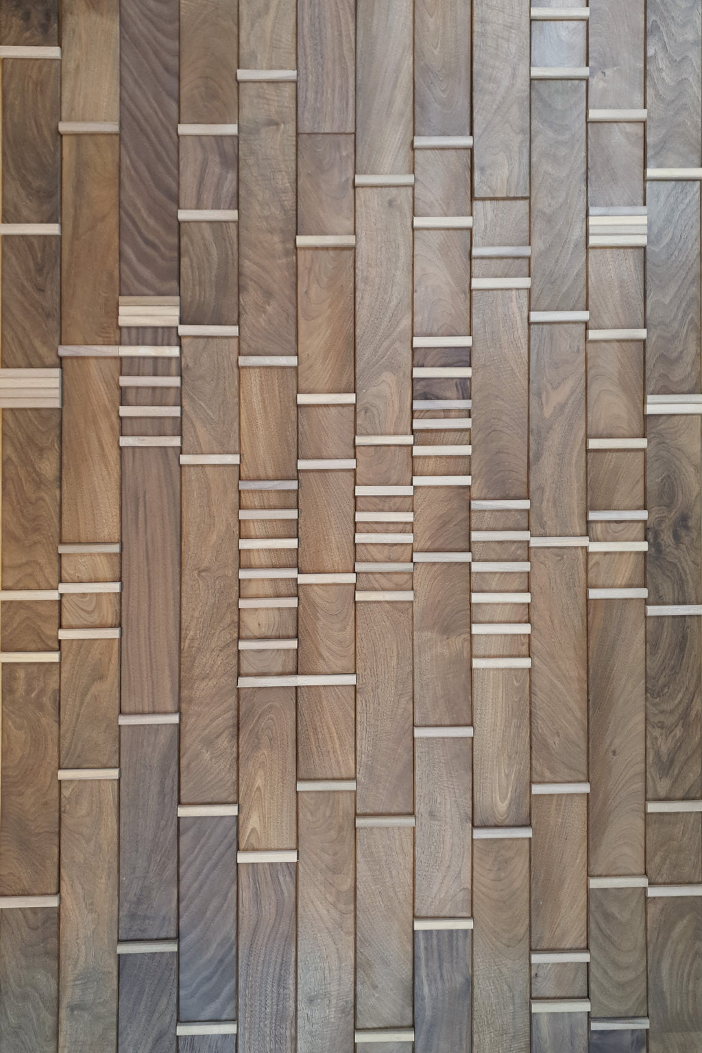 walnut wall panelling 