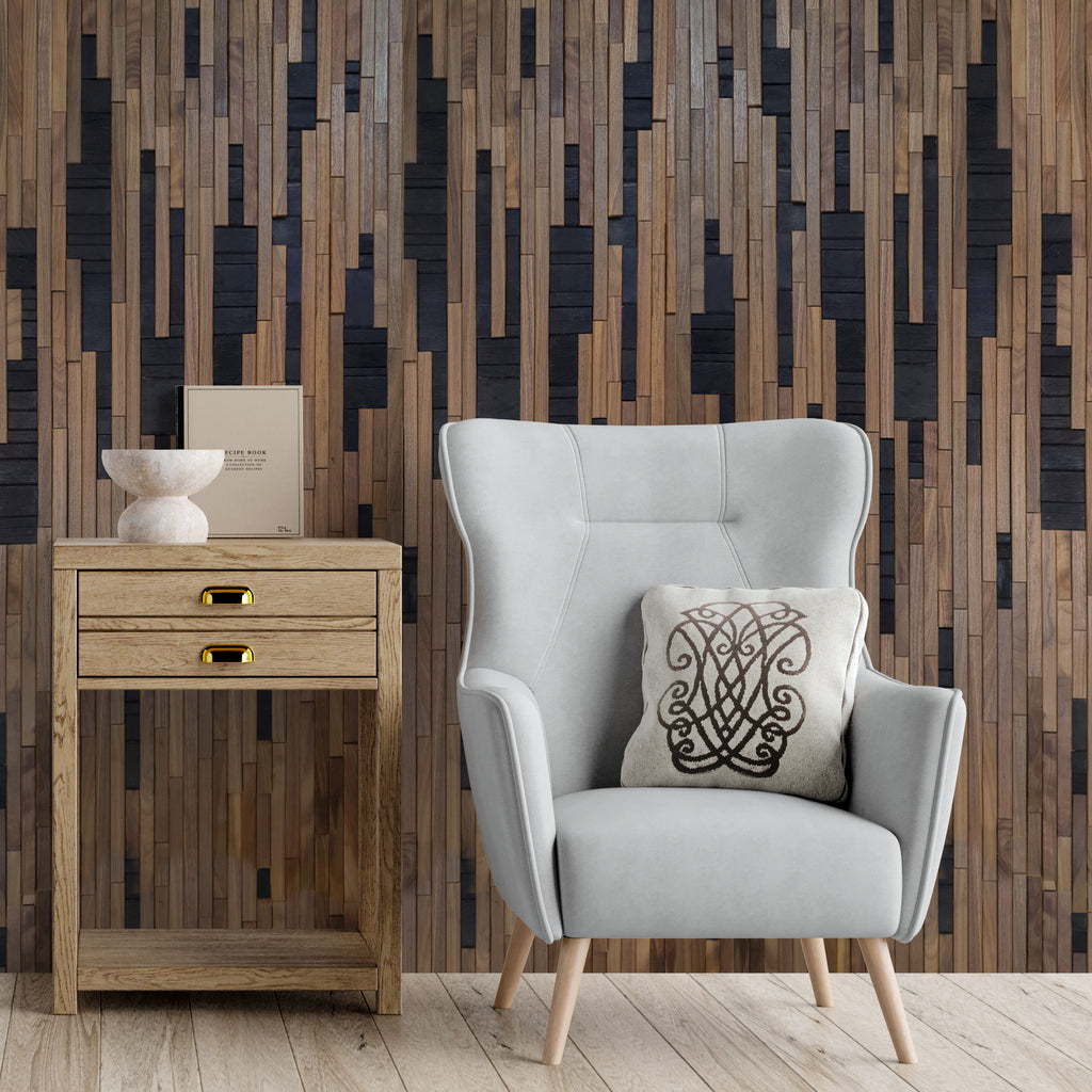 walnut wall decorative panel Design