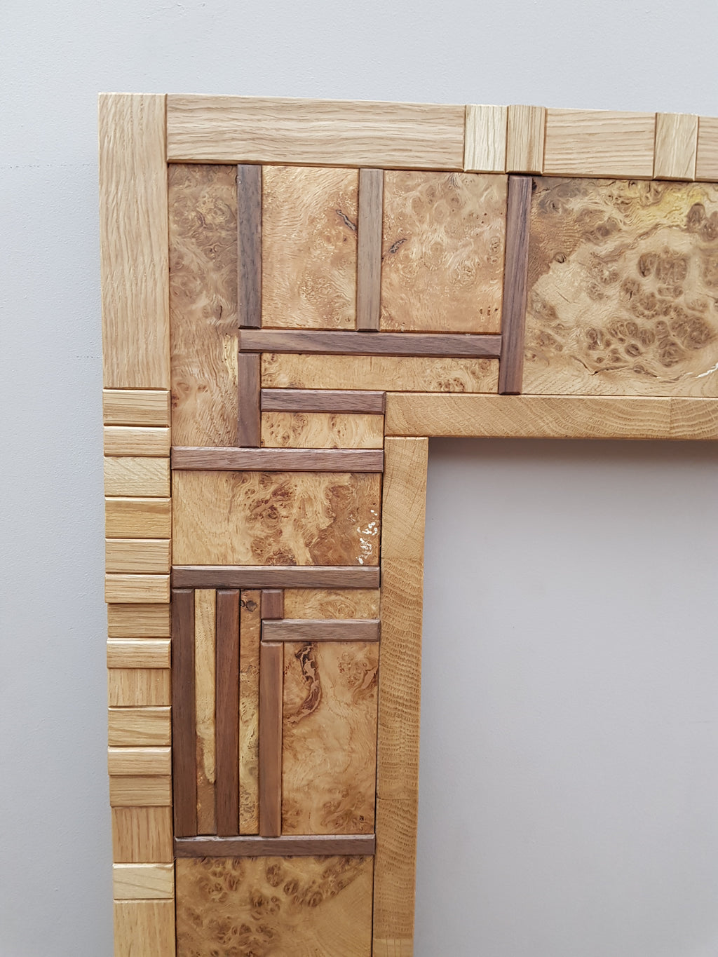 Handcrafted decorative centrepiece mirror frame