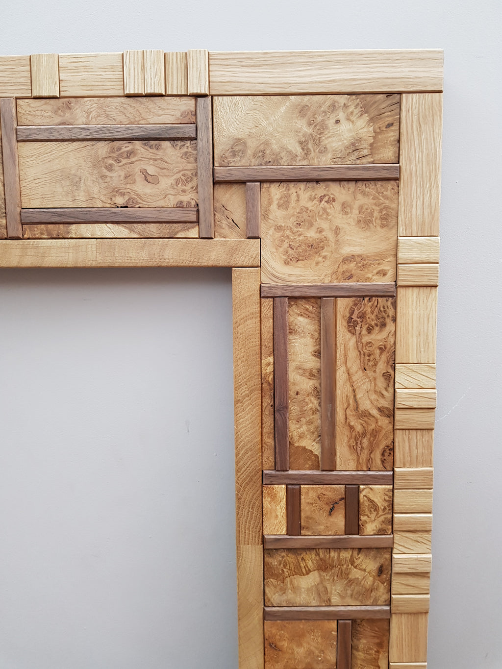 Handcrafted decorative centrepiece mirror frame