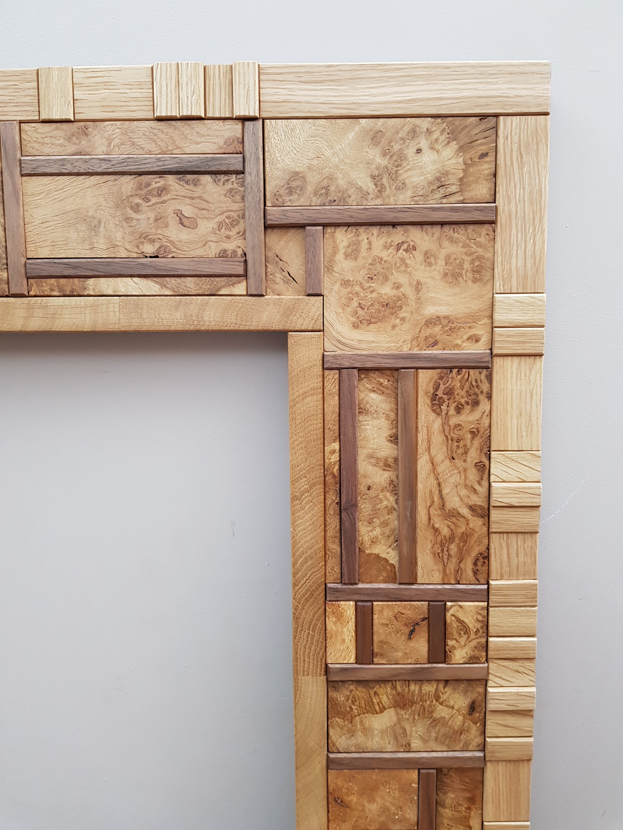 Handcrafted decorative centrepiece mirror frame