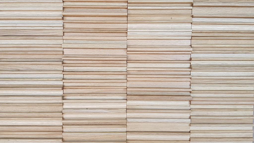 acoustic wall panel in oak - for high tones