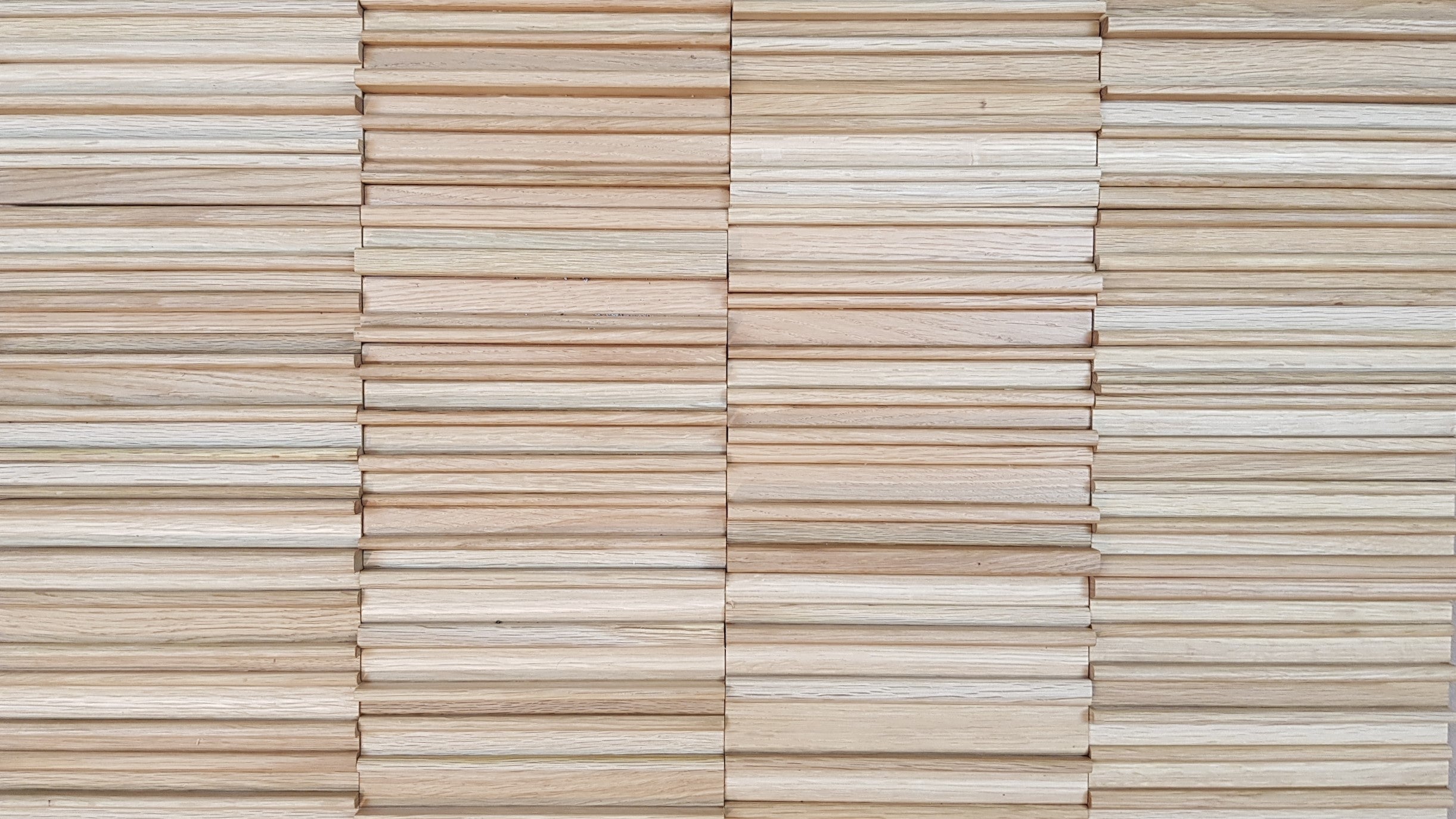 acoustic wall panel in oak - for high tones