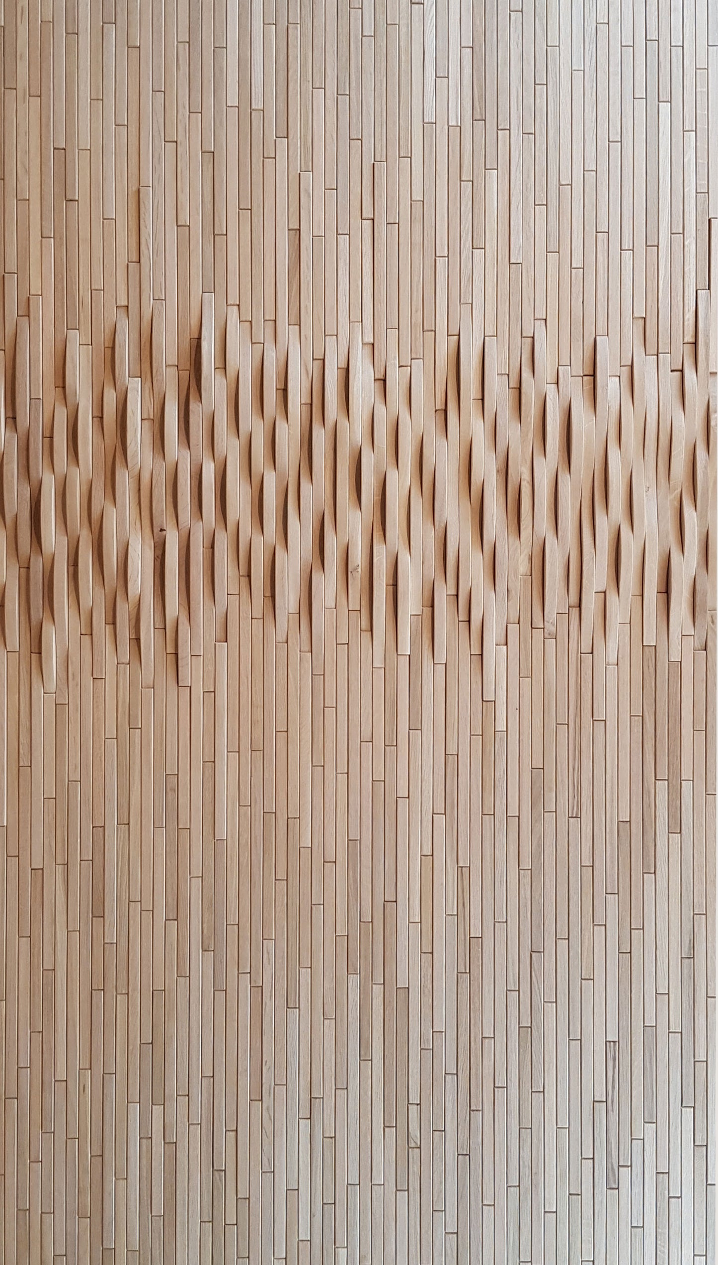 3d oak wall panel vertical orientation
