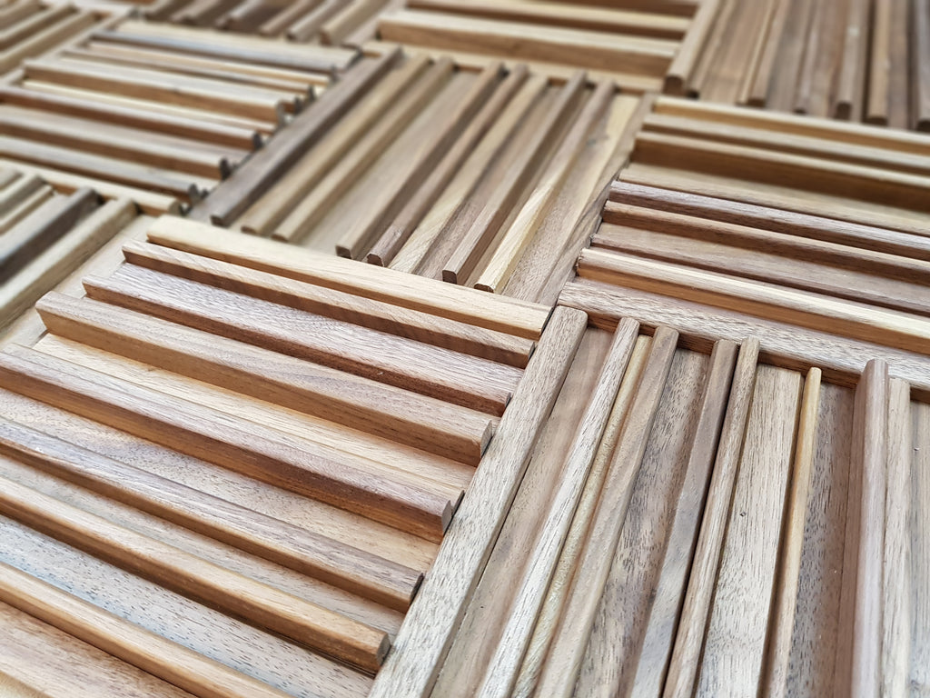 walnut sound diffuser