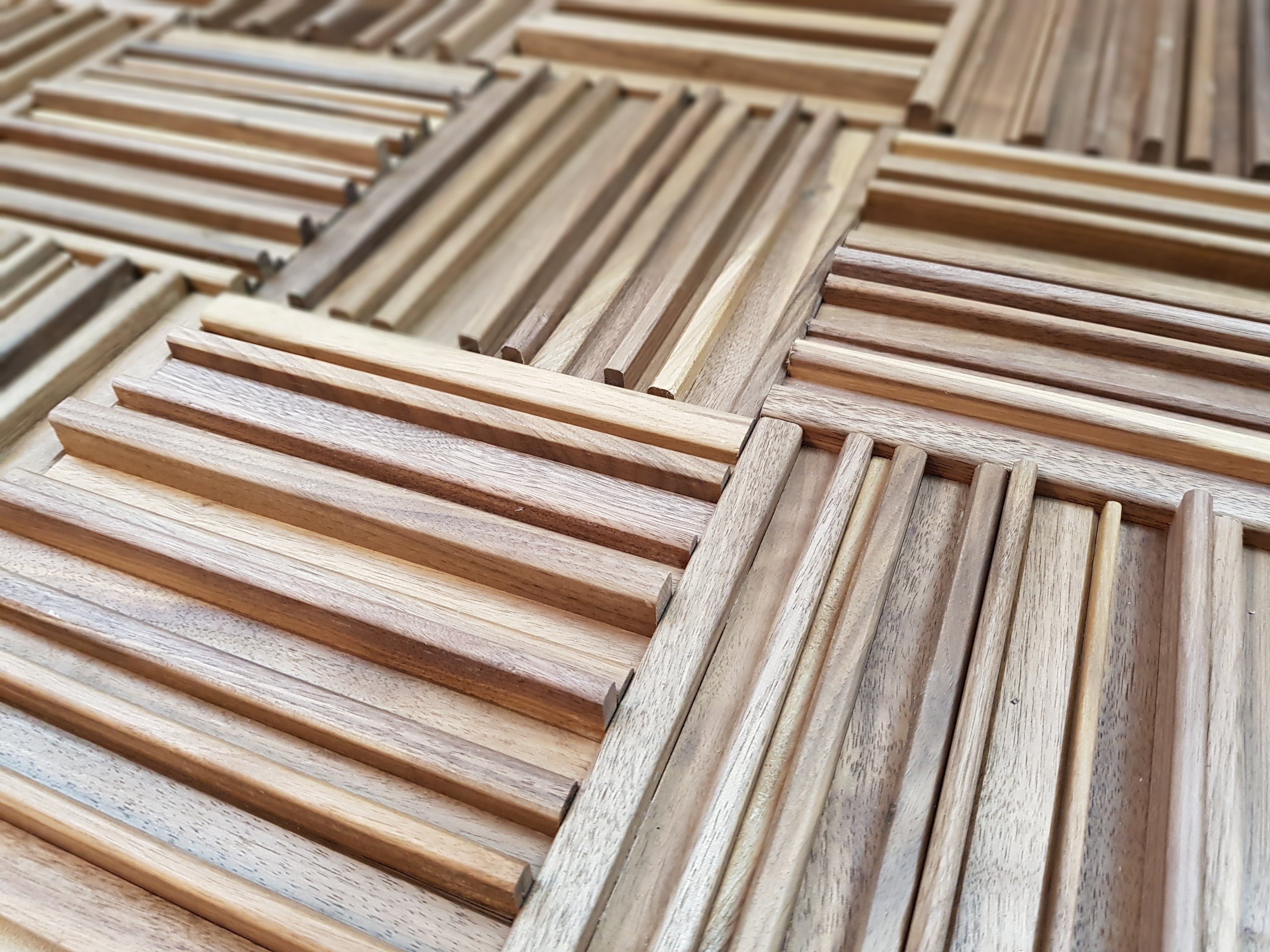 walnut sound diffuser