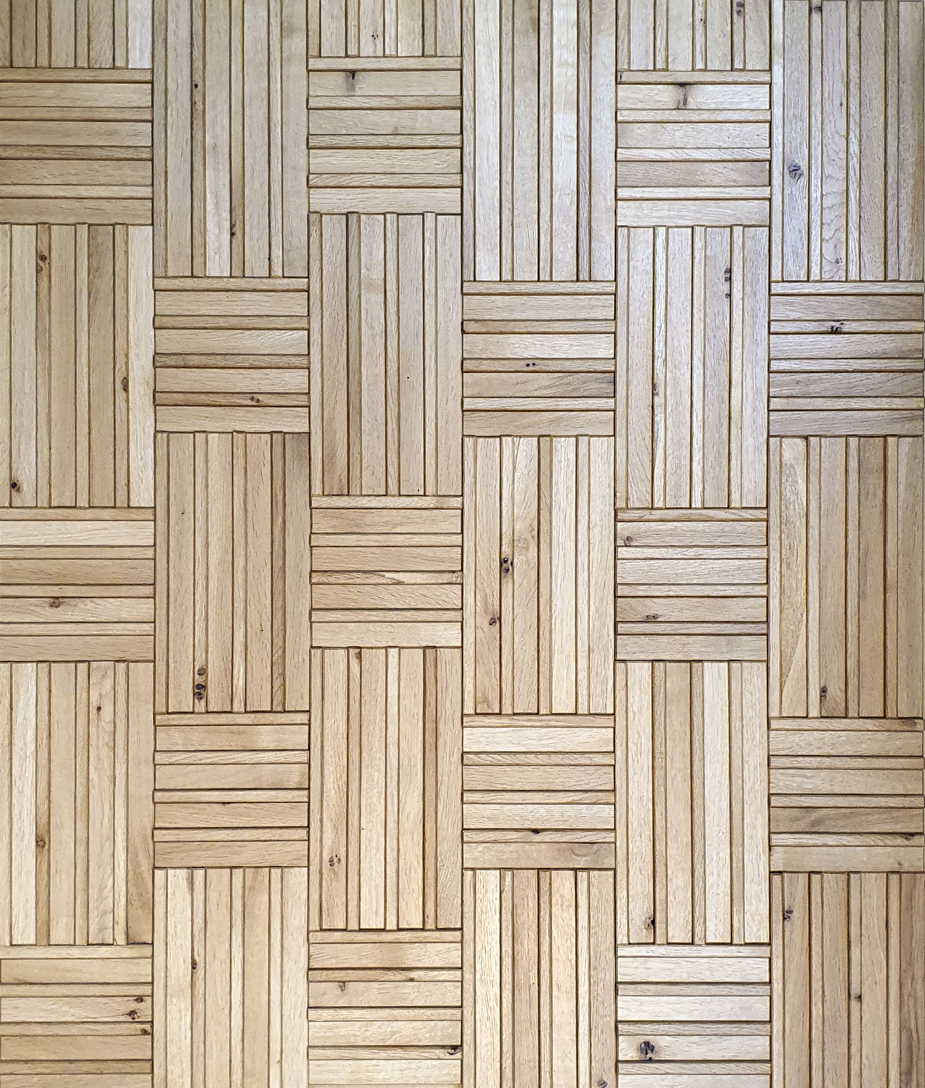 oak wall woven pattern