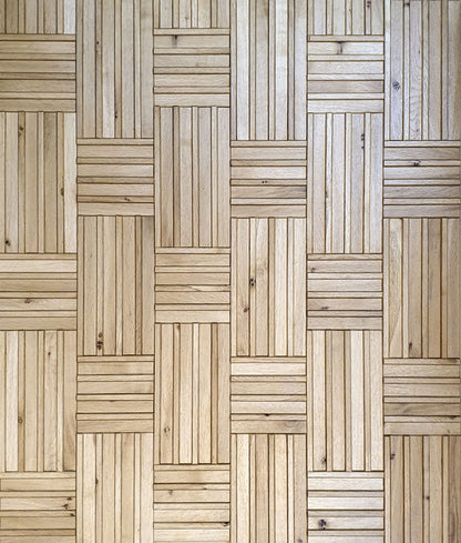 oak wall woven pattern