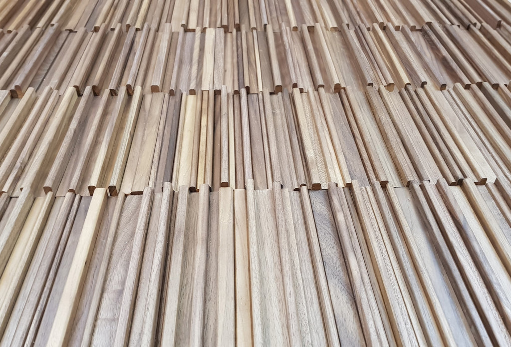 walnut wall cladding interior