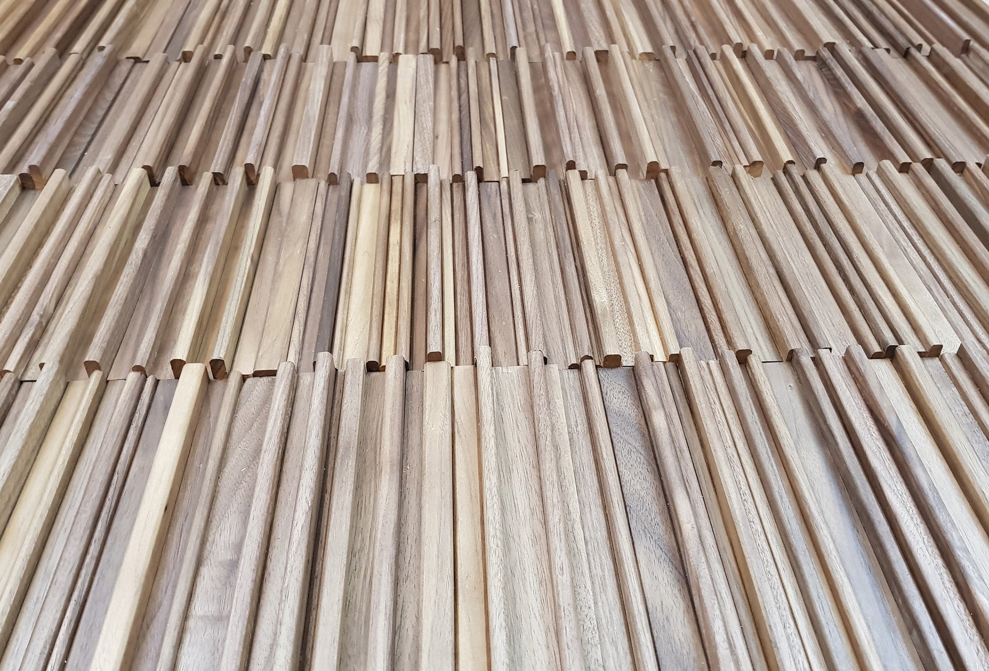 walnut wall cladding interior